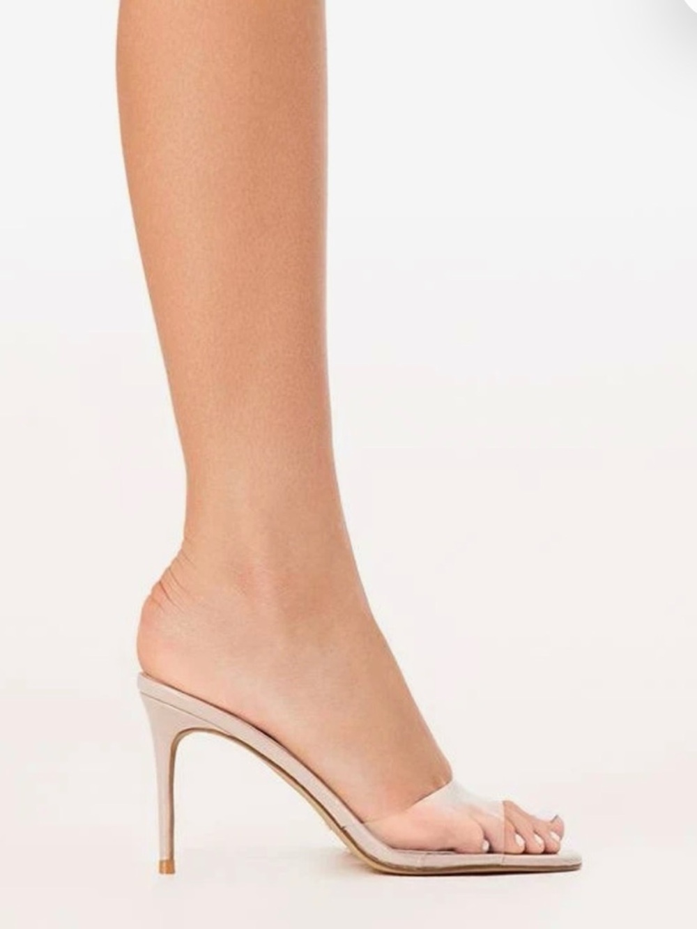 🔥 Classic Billini Clear/Nude Heels